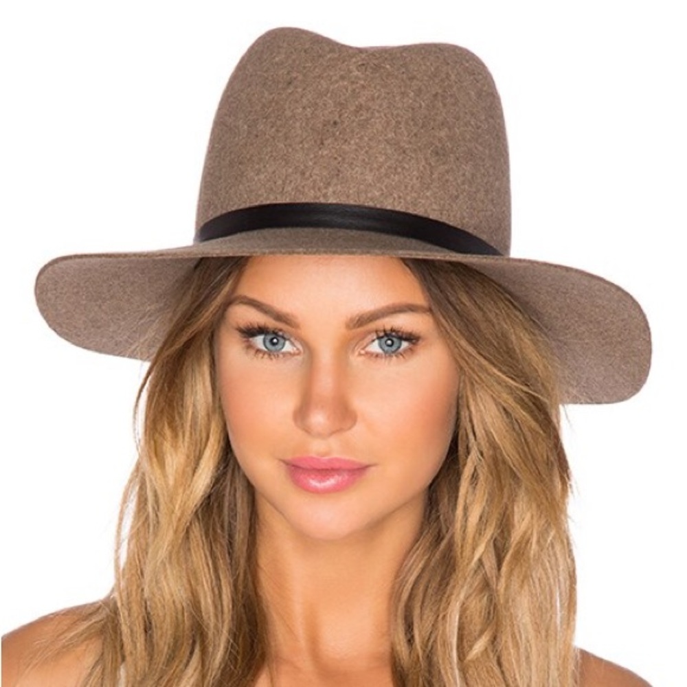 JANESSA LEONE Wegner Hat in Heather Mix